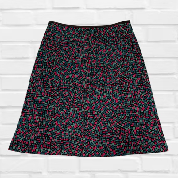 Diane Von Furstenberg Geometric Printed Skirt - Picture 1 of 4